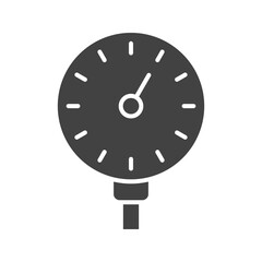 Gauge icon vector image. Suitable for mobile apps, web apps and print media.