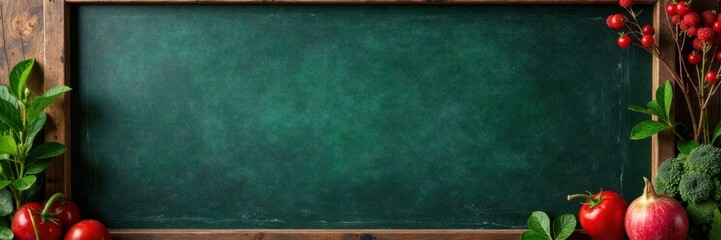 Vintage-style chalkboard menu sign , cafe, antique