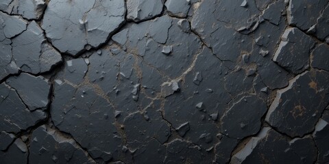 Dark Cracked Stone Texture