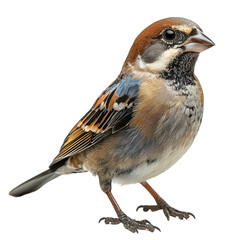 Charming bird standing png attentive feathered figure png peaceful avian portrait png transparent background image