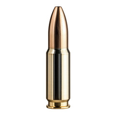 Bullet cartridge isolated isolated on PNG transparent background, cut out