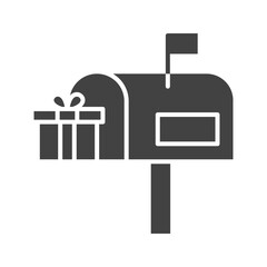 Mailbox icon vector image. Suitable for mobile apps, web apps and print media.