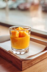 Freshly squeezed mango juice