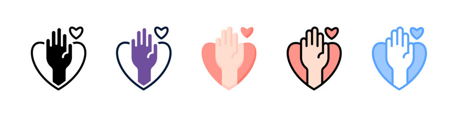 Obraz premium Volunteer Icon