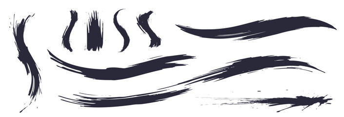 Hand-Painted Wave Texture with Brush Stroke Feel