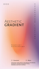 Abstract Gradient Background with Aesthetic Gradient Effect with Mesh Effect Background