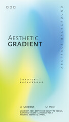 Abstract Gradient Effect with Blurred Gradient Effect with Messy Background