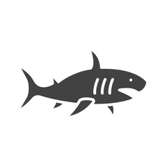 Shark icon vector image. Suitable for mobile apps, web apps and print media.