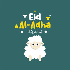 Cute Eid al-Adha Mubarak