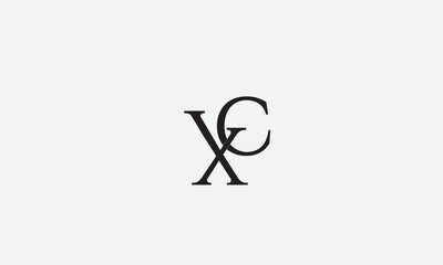XC, CX , X , C, Abstract Letters Logo Monogram	