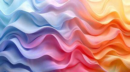 Fototapeta premium Abstract flowing colors gradient background.