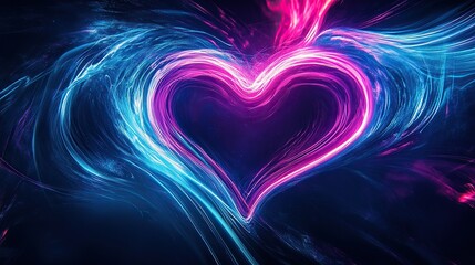 neon light abstract background 