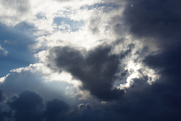 Obraz premium clouds and sun