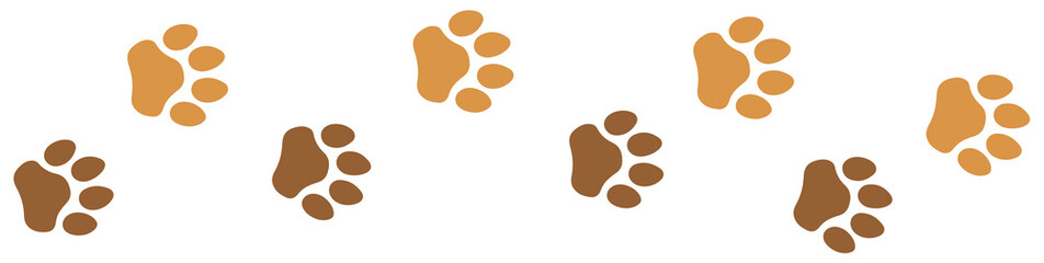 Dog or Cat Footprint Decoration
