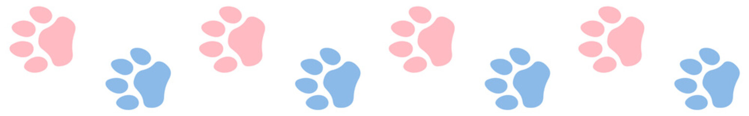 Dog or Cat Footprint Decoration
