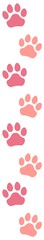 Dog or Cat Footprint Decoration
