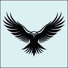 Fototapeta premium Eagle Silhouette, Wildlife