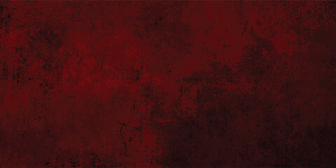Bold and Edgy Red Grunge Wall with Black Accents

