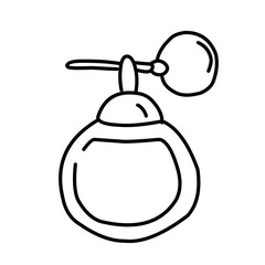 Women's accessories icons vector set