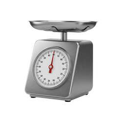 Kitchen Scale Icon with Flat Base With Dial Top