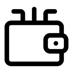 digital walet icon for illustration