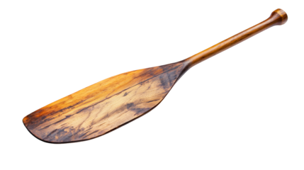 Professional Boat Oar on White Background Isolated for Designers and Creatives