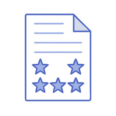 Document with Stars: Rating, Feedback, and Satisfaction Concept