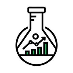 Green Signal Bars on Black Background Increasing Signal Strength