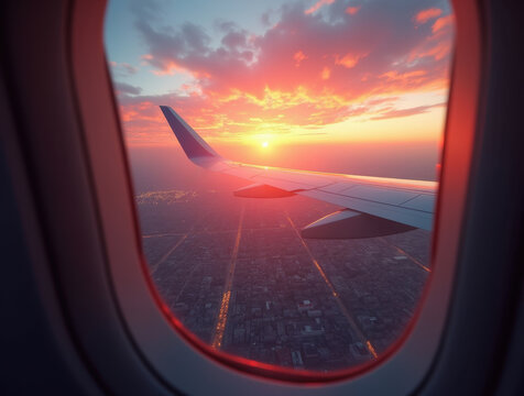 Aerial Sunset Serenity