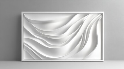 Frame mockup, ISO A0 paper size. wall poster mockup. Interior mockup. background. Modern interior design. 3D render illustration