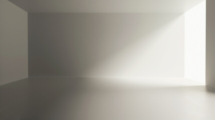 Obraz premium empty room with white wall