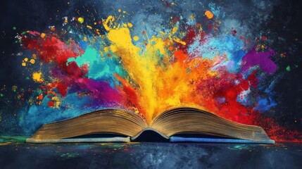 An Explosion of Imagination: A Colorful Book