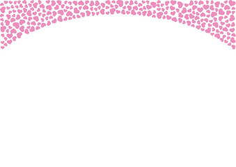 ハート柄の背景 桃色系の単色 ハート