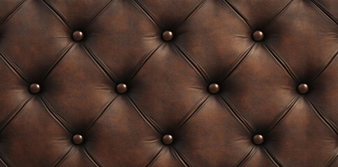 Fototapeta premium High-resolution top view of a dark brown leather background, showcasing a hyperrealistic texture and rich color, ideal for design and branding projects.