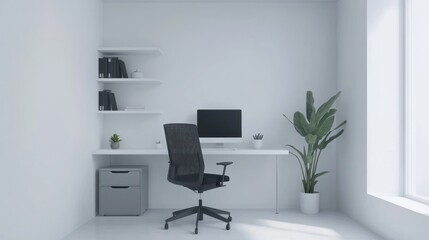 Minimalist Modern Workspace