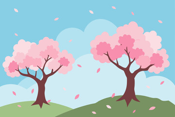 anime-watercolor-scene-with-cherry-trees