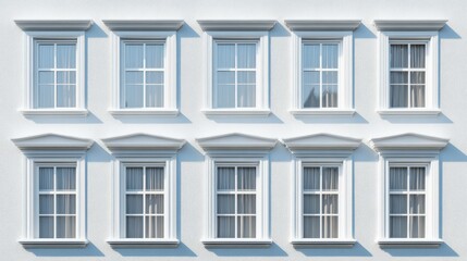 Obraz premium White windows
