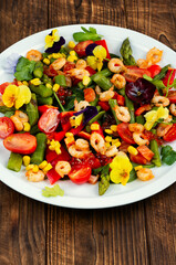 Seafood and Asparagus Salad.