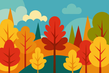 colorful-fall-foliage-in-woods