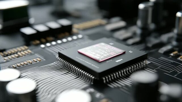 1_3D Chipset with Embedded AI Core and Flowing Data Lines