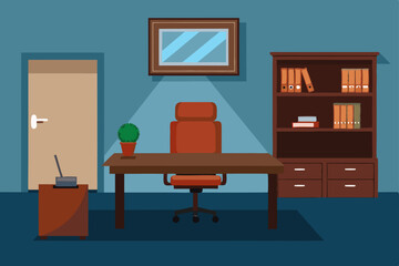 executive-office-room-with-leather-chair