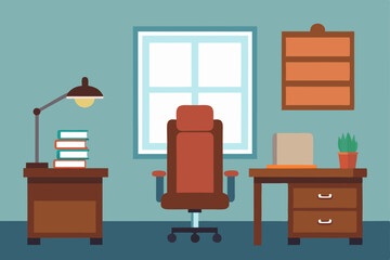 executive-office-room-with-leather-chair