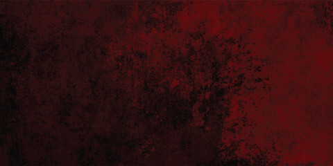 Abstract Painted Grunge Wall in Red with Dirty Finish

