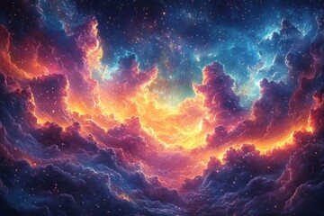 Fototapeta premium Celestial Cloudscape