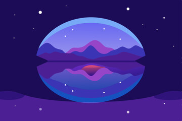 santa claus in the night