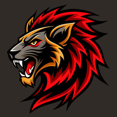 lion head mascot