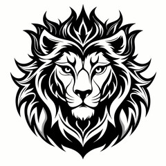 lion head vector
