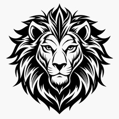 lion head vector