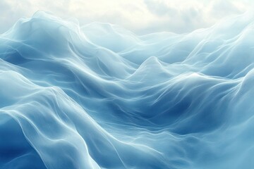 Obraz premium Abstract icy landscape