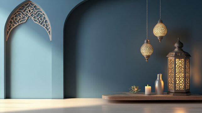 ramadan kareem style editable template background minimalist and islamic style eid mubarak iftar party.